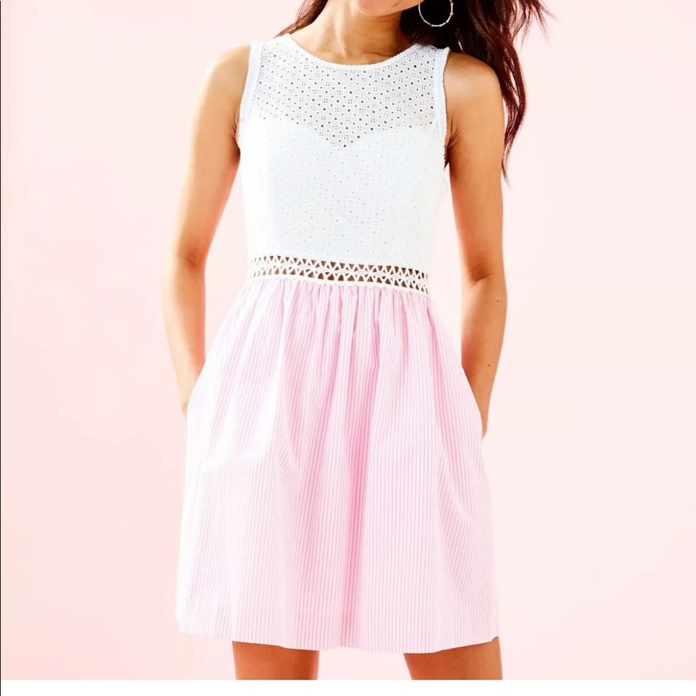 Lilly Pulitzer Alivia Havana Pink Dress 0